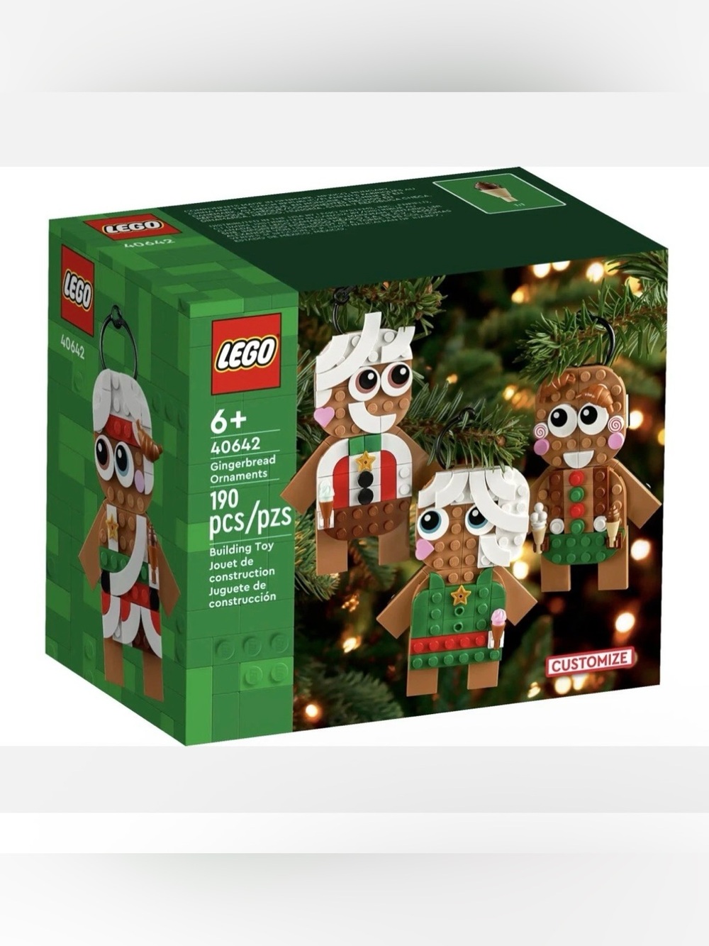 Lego Gingerbread Ornaments Building Set - Seasonal Limited Edition